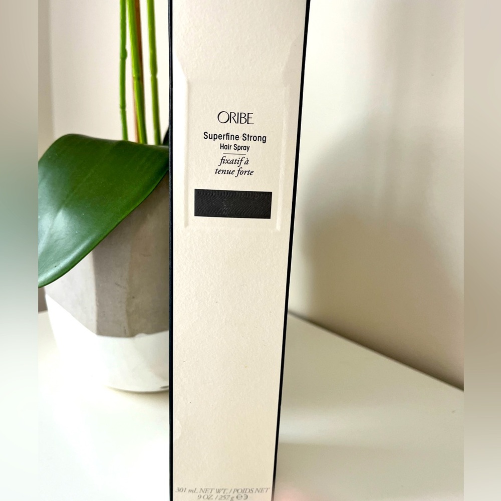 Oribe hairspray strength is “strong”